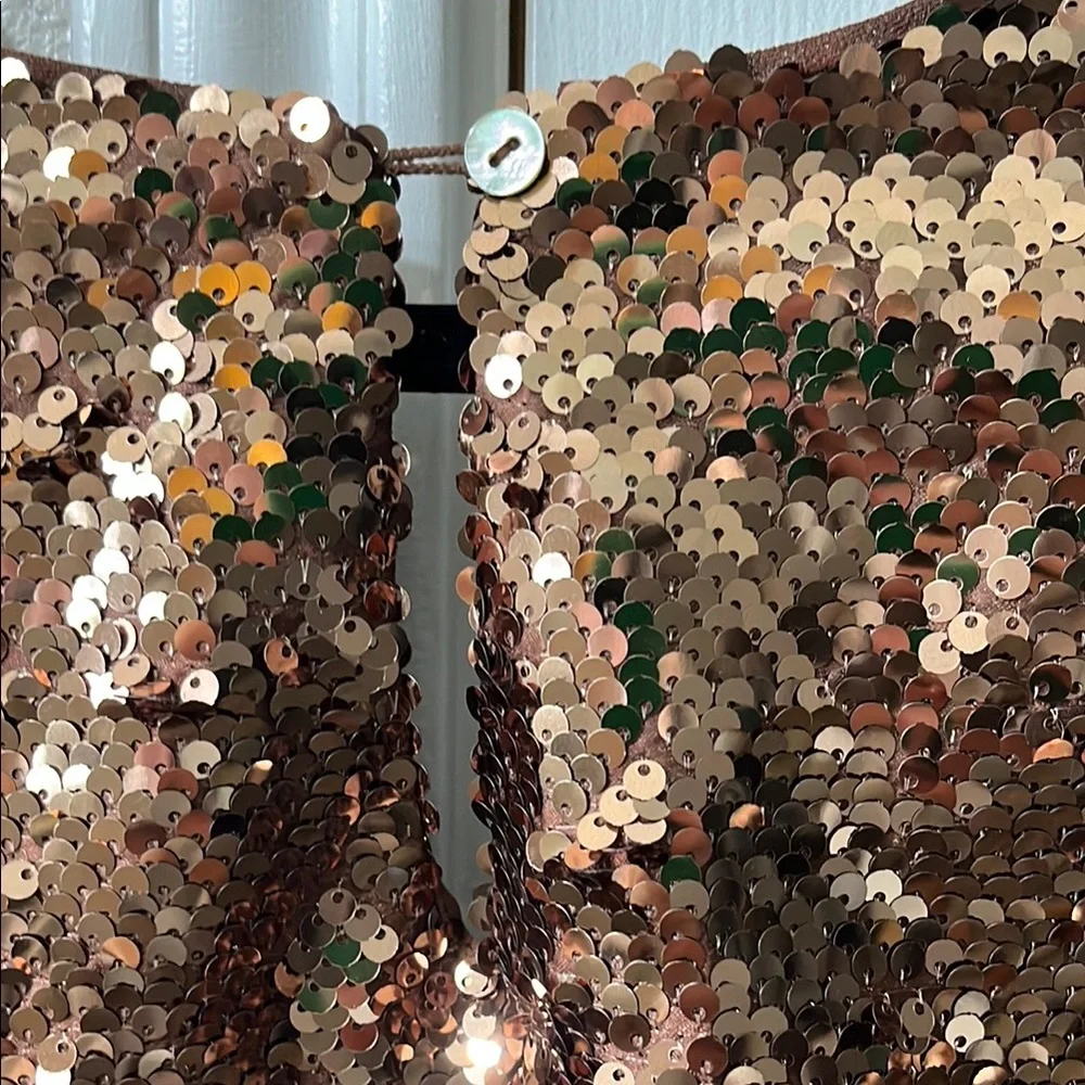 Sequin V-Neck Bodysuit - Picture 3 of 4